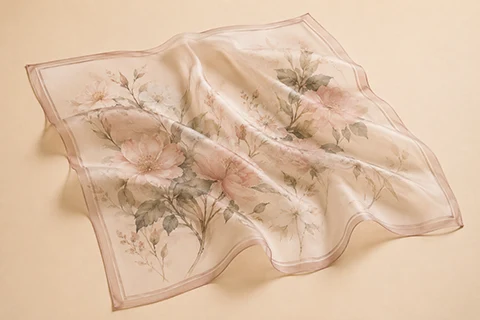 silk chiffon scarf - 111