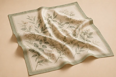silk cotton scarf - 111