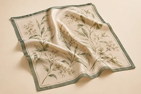 silk crepe de chine scarf - 111