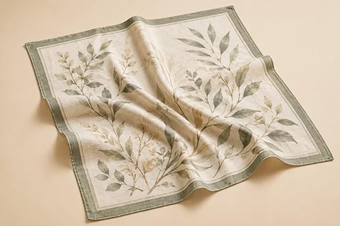 silk linen scarf - 111