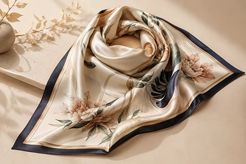 silk scarves for fashion brands - 1