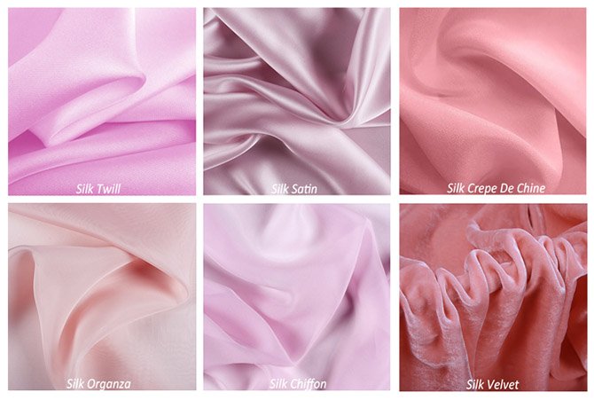 Silk fabric options for a custom hair accessories range