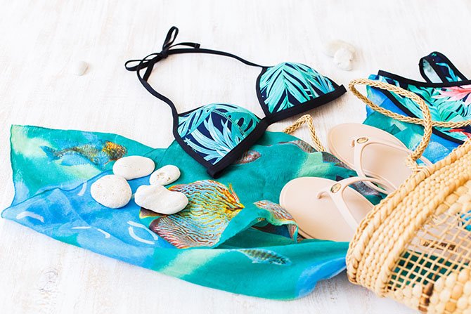 Fabric directions for custom sarong scarf development