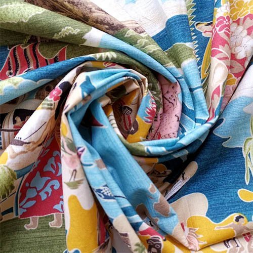 cotton satin Cotton satin fabric option for custom school scarves