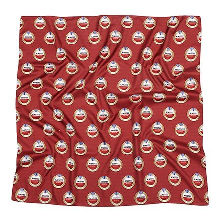 custom school scarves 6 Custom printed school scarves in red and black