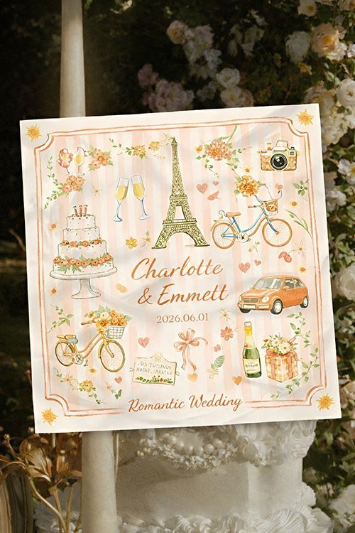 custom wedding silk favor Silk scarf wedding favor with custom printed artwork