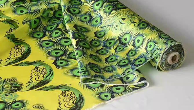 Silk twill fabric surface, drape and handling benefits