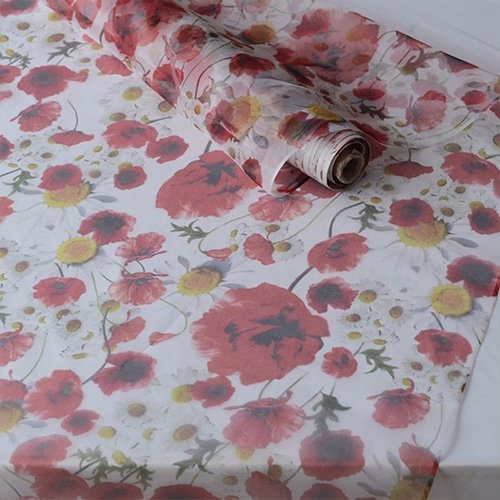 Printed silk organza fabric for custom artwork and embellishment