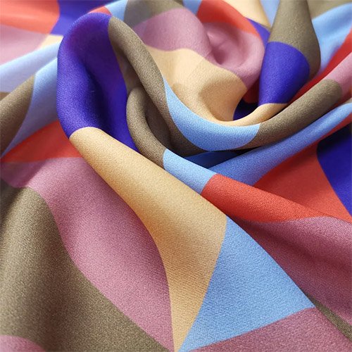 printed silk rayon fabric Printed silk rayon fabric for custom repeat and placement artwork