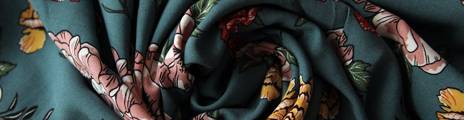 Printed viscose fabric rolls and custom artwork direction