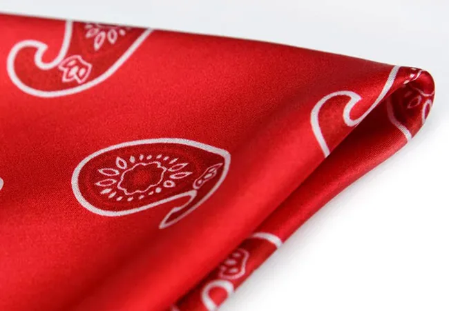 Silk fabric options for custom bandana manufacturing