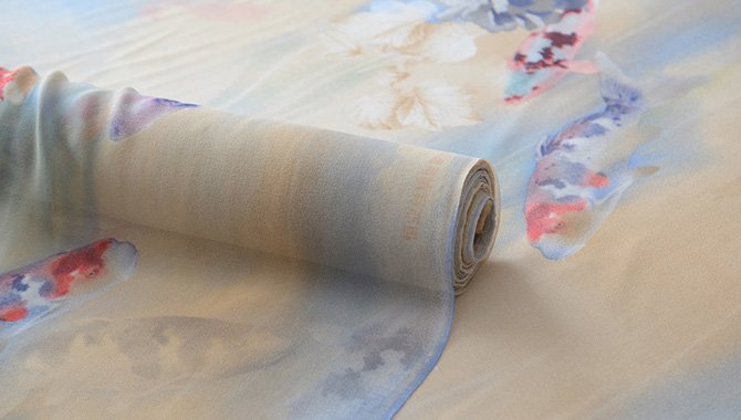 Silk georgette fabric garment applications reference