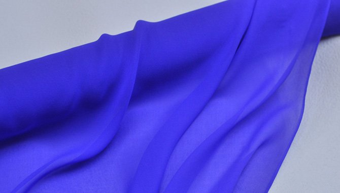 Silk georgette fabric care and handling reference