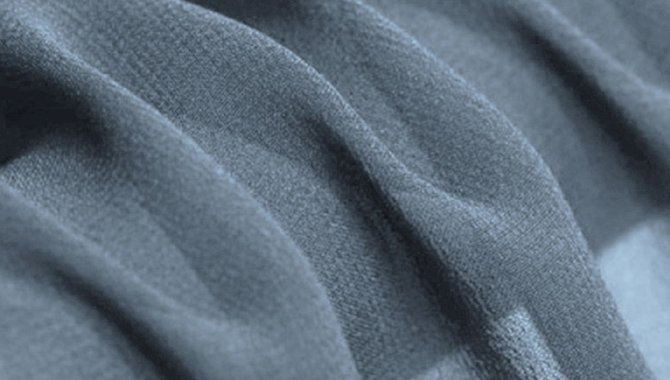 Silk georgette fabric textured surface and drape reference
