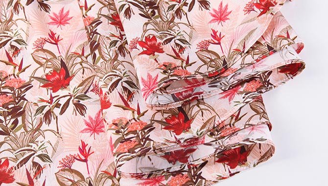 Silk kaftan fabric and finishing detail reference