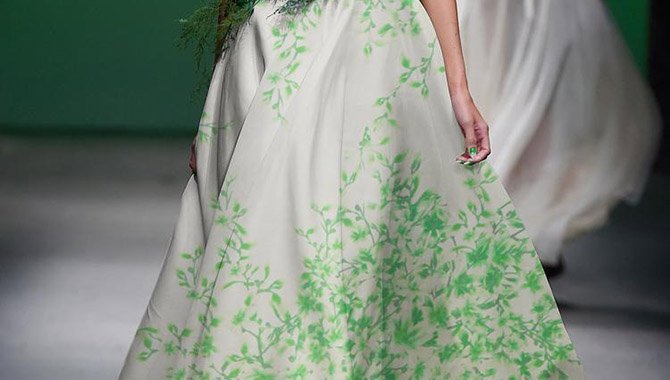 Silk organza fabric applications across bridalwear and décor