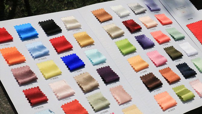 silk satin fabric colours Silk satin fabric colour direction reference