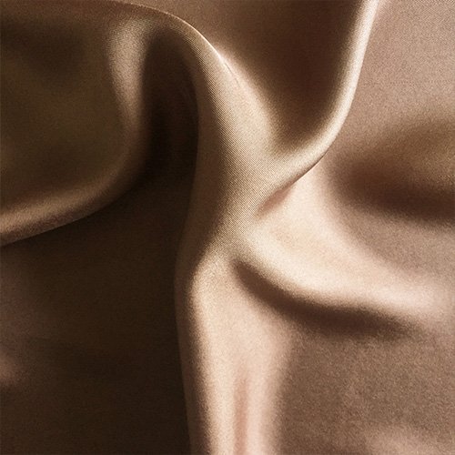 Solid colour silk twill fabric for coordinated product programs