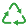 sustainability recycling programs Packaging and recycling information for a custom silk product program