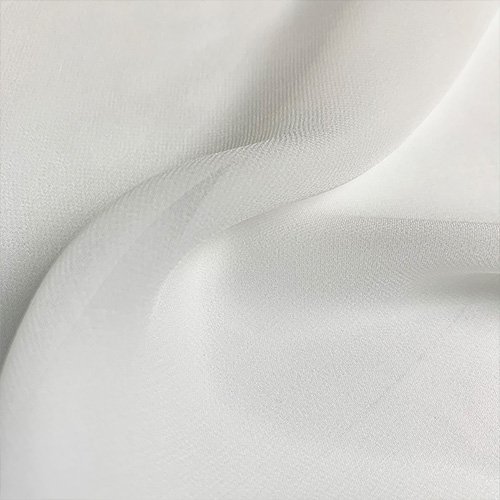 Undyed silk georgette fabric for dyeing and printing development