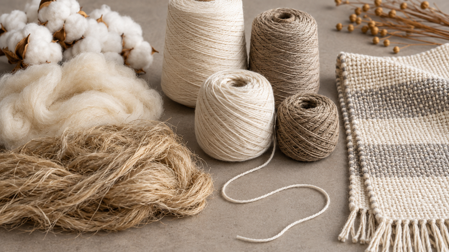 Natural, manufactured and blended fibres beside spun yarn, filament yarn, woven, knitted and nonwoven samples