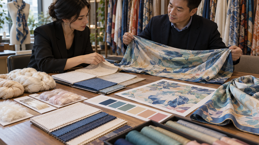 mulberry silk vs silk buyer checks Mulberry silk buyer checks with fibre declaration, yarn, momme, weave, colour, print and finished sample records