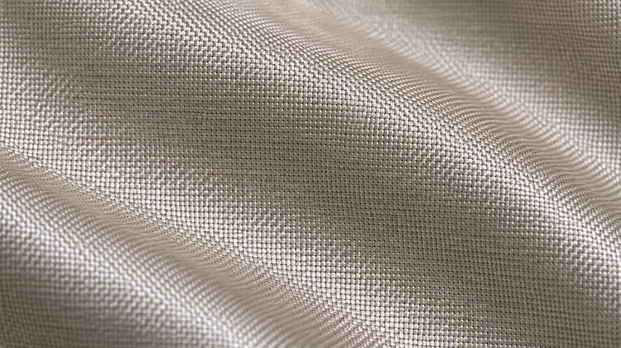 taffeta weave closeup Close-up of taffeta plain weave surface with fine crisp yarns