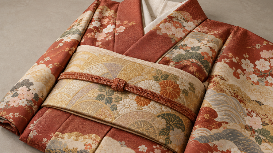 what is a kimono types Kimono-inspired textile directions including silk, cotton, jacquard, printed and textured fabric panels