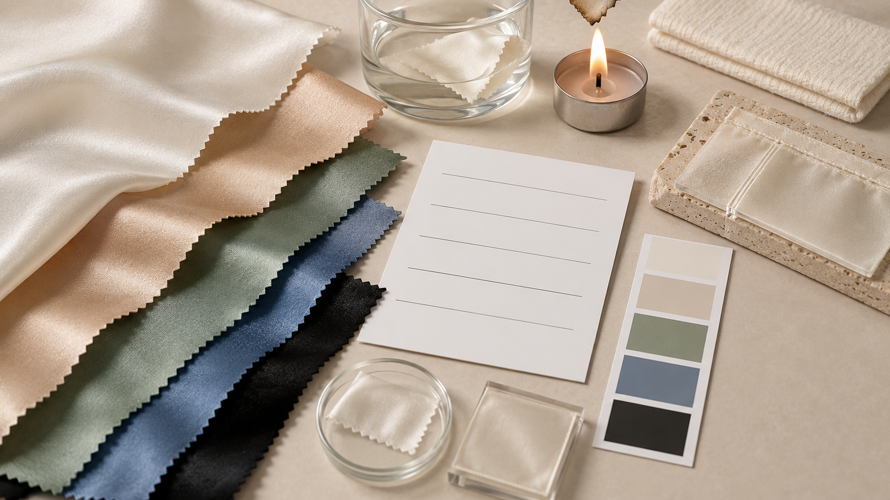 what is acetate fabric buyer checks Acetate fabric buyer checks with composition label, surface inspection, colour card and care-testing sample