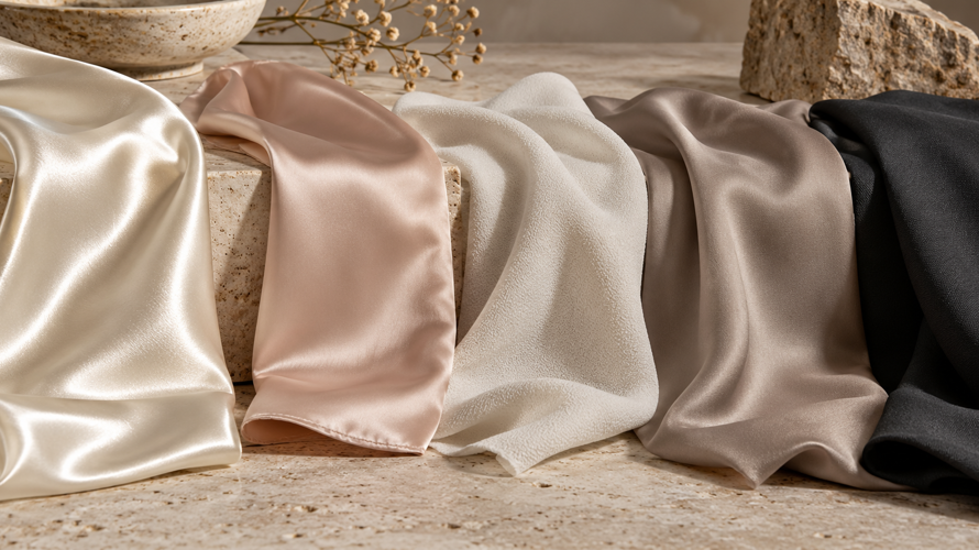 what is acetate fabric types Acetate, triacetate, polyester and silk-like fabric swatches compared for lustre, drape and care