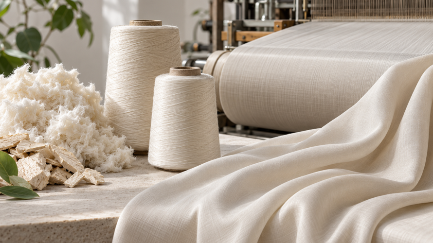 what is cupro fabric process Cupro textile development with cellulose feedstock reference, regenerated fibre, smooth yarn, weaving and fluid fabric swatches