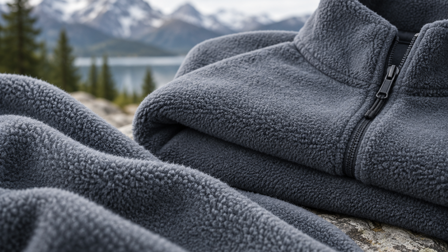 what is fleece process Fleece fabric production with knitted base, brushing and napping rollers, raised pile and finished swatches