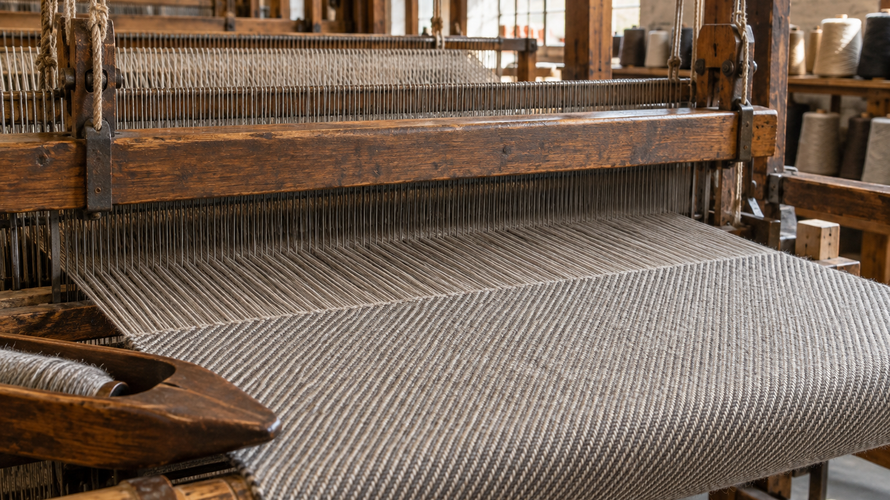 Silk cotton wool and viscose twill fabrics with visible diagonal ribs